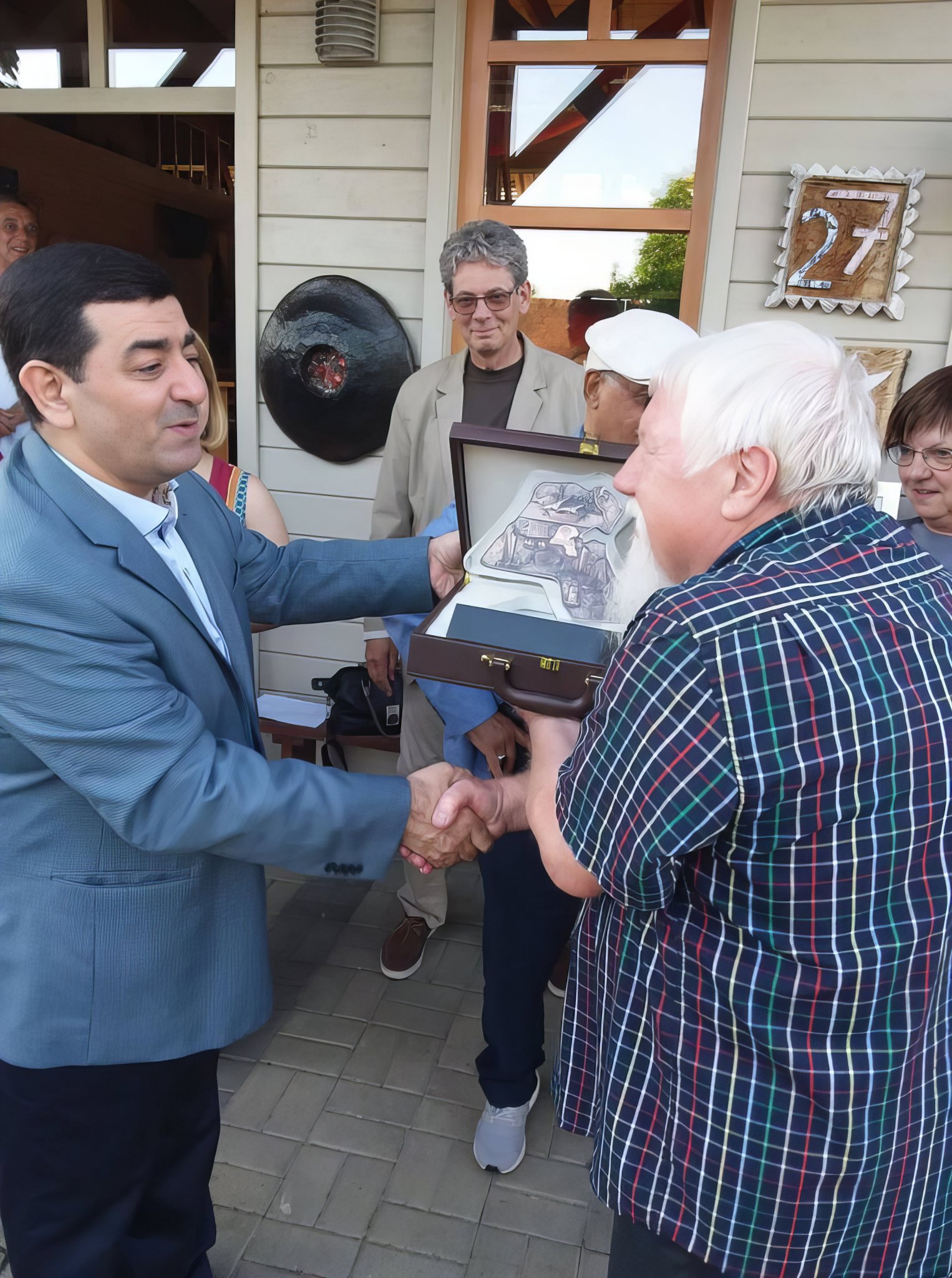 Ambassador Al-Asousi & Artist Sultan Ludvig